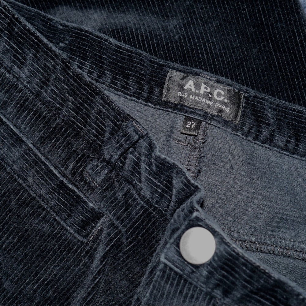 SOLD A.P.C. Black Corduroys